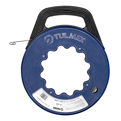 GUIA JALACABLE ALAMBRE PLANO 30M 1.5mm X 3mm CARRETE 12 EN CAJA