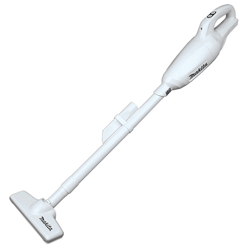 [MAK-CL108FDWYW] ASPIRADORA INALAMBRICA BLANCA 12 V 3 VEL LI-ION 1 BAT 1.5 A.H Y CARG. C/BOQUILLA