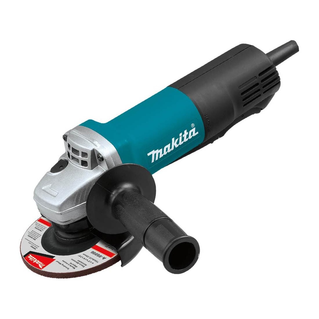 [MAK-9557HPG] MINIESMERILADORA DE 4 1/2 840 WATTS C/SWITCH TIPO PALETA USO SUPER RUDO INDUSTRIAL £