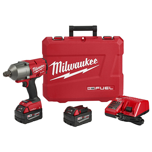 LLAVE DE IMPACTO M18 FUEL 3/4 SISTEMA ONE KEY CON 2 BAT 5 AMP CARGADOR Y ESTUCHE