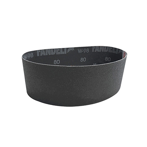 MINIBANDA TELA 4 X 24 (NEGRA) GRANO 80 P/VIDRIO Y METALES NO FERROSOS (PAQ. 5 PZAS.)