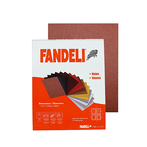 LIJA DE ESMERIL GRANO 180 (FAN-J86180) (PAQ. 50 PZAS.)