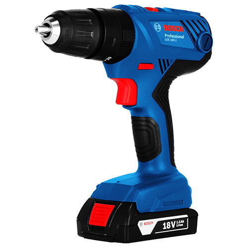 TALADRO/ATORNILLADOR INALAMBRICO 18 V 1,700 RPM 2 BAT 1.5 AMP Y CARGADOR (BOI-19F8-1G0)