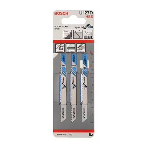 [BOA-2608631512] PAQUETE DE 3 SEGUETAS P/CALADORA ALUMINIO 3-15mm BD (BOA-U127D)