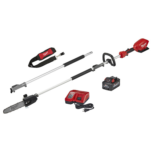 KIT MOTOSIERRA DE ALTURA INALAM. 18 V 10 C/CAPACIDAD D/ACCS. QUIK-LOK