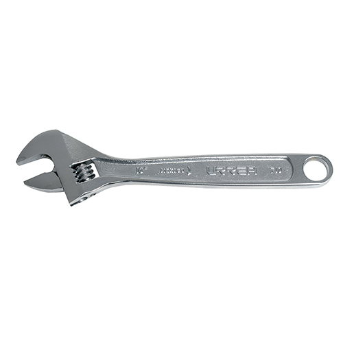 [URR-710] LLAVE AJUSTABLE CROMADA EN PULGADAS 10