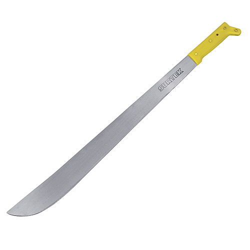 MACHETE RECTO DE 18 Y CACHA DE PLASTICO ERGONOMICA