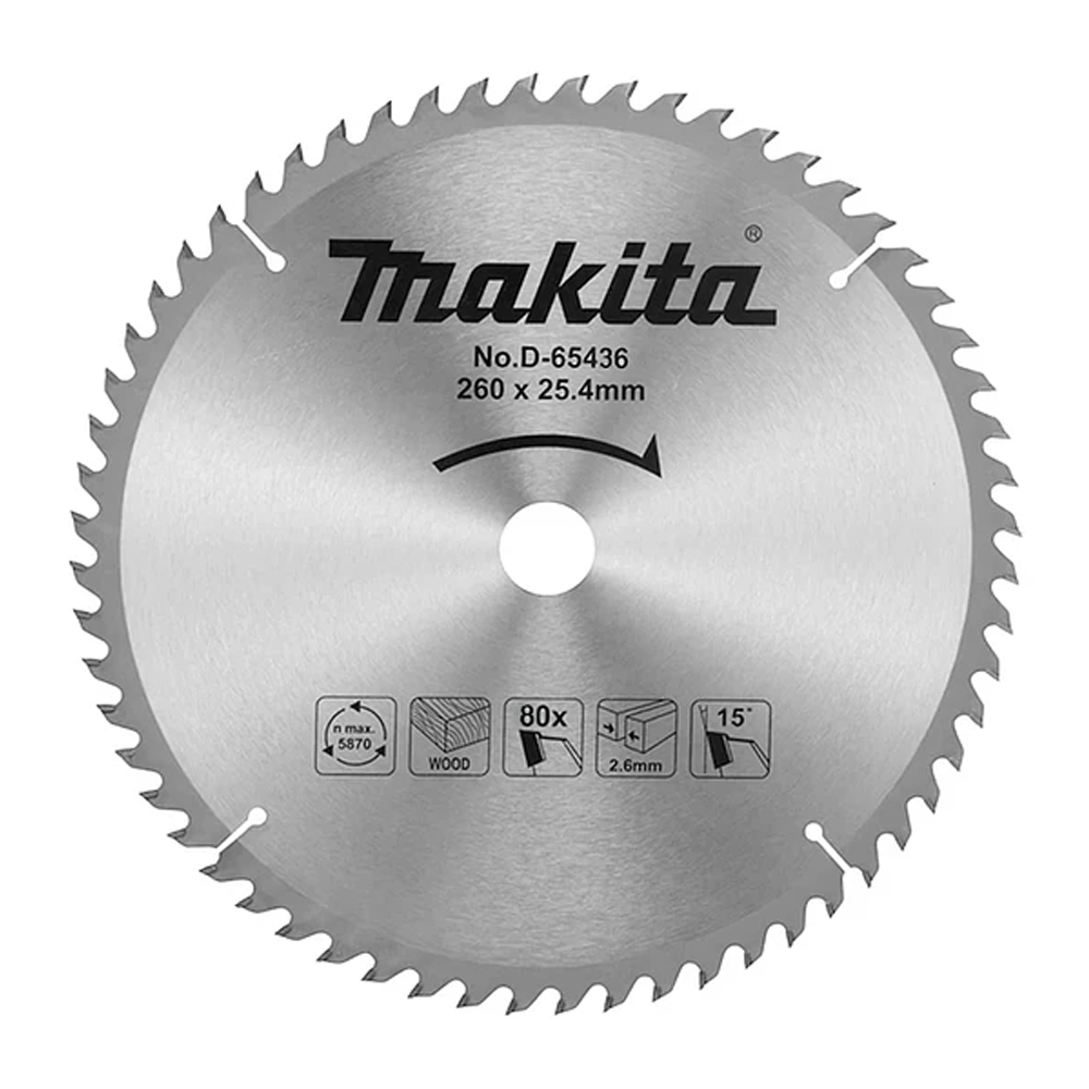 SIERRA CIRCULAR 10" X 25,4 X 80TH MADERA