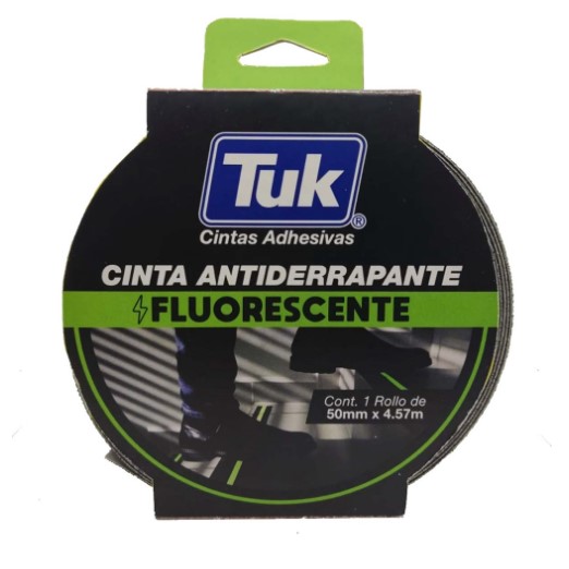 [TUK-457400] CINTA ANTIDERRAPANTE TIPO 774 FLUORESCENTE 2 PULG x 4.57 mts
