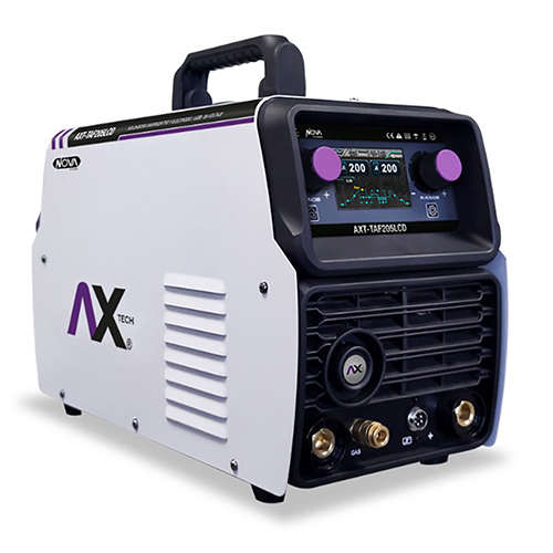 [AXT-TAF205LCD] SOLDADORA INVERSOR TIG HF AC/DC Y ELECTRODO BIVOLTAJE 200 AMP P/ALUMINIO CON PANTALLA LCD