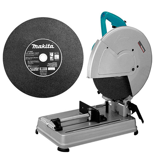 COMBO CORTADORA DE METALES DE 14 DE 2,000 WATTS + 10 DISCOS CORTE DE METAL DE 14 PULG. E-10827-25