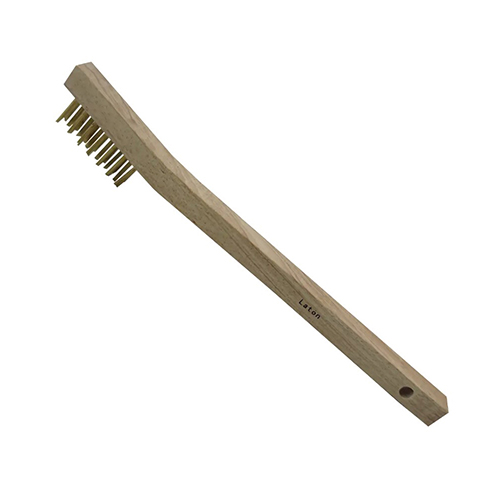 [AUS-1561] CEPILLO MINI P/RASPAR C/MANGO DE MADERA LATON PARA ACERO