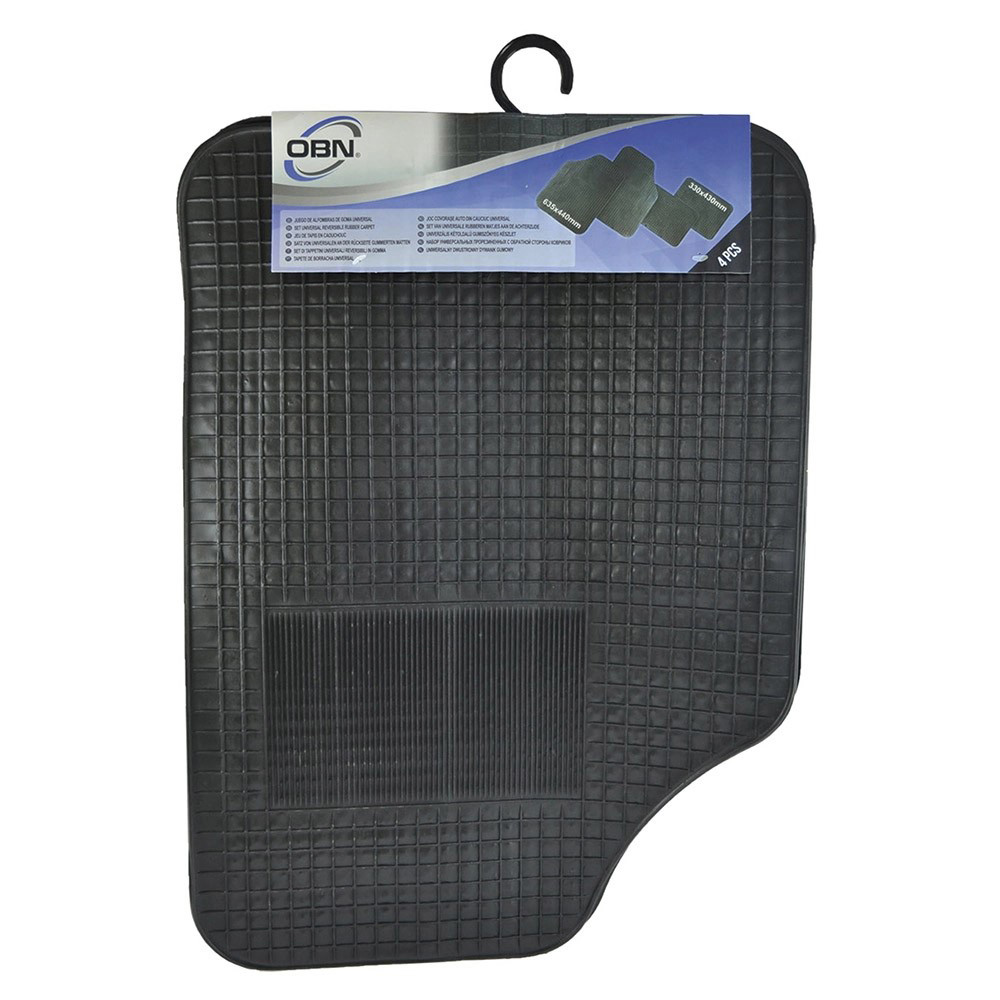 [JBM-53241] TAPETE DE GOMA UNIVERSAL INCLUYE 4 PZAS