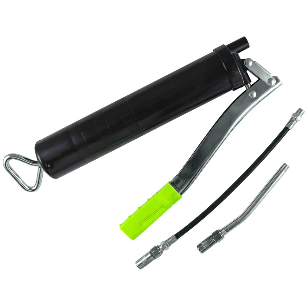 [JBM-50852] PISTOLA ENGRASADORA MANUAL CON TUBO FLEXIBLE DE 500 ML