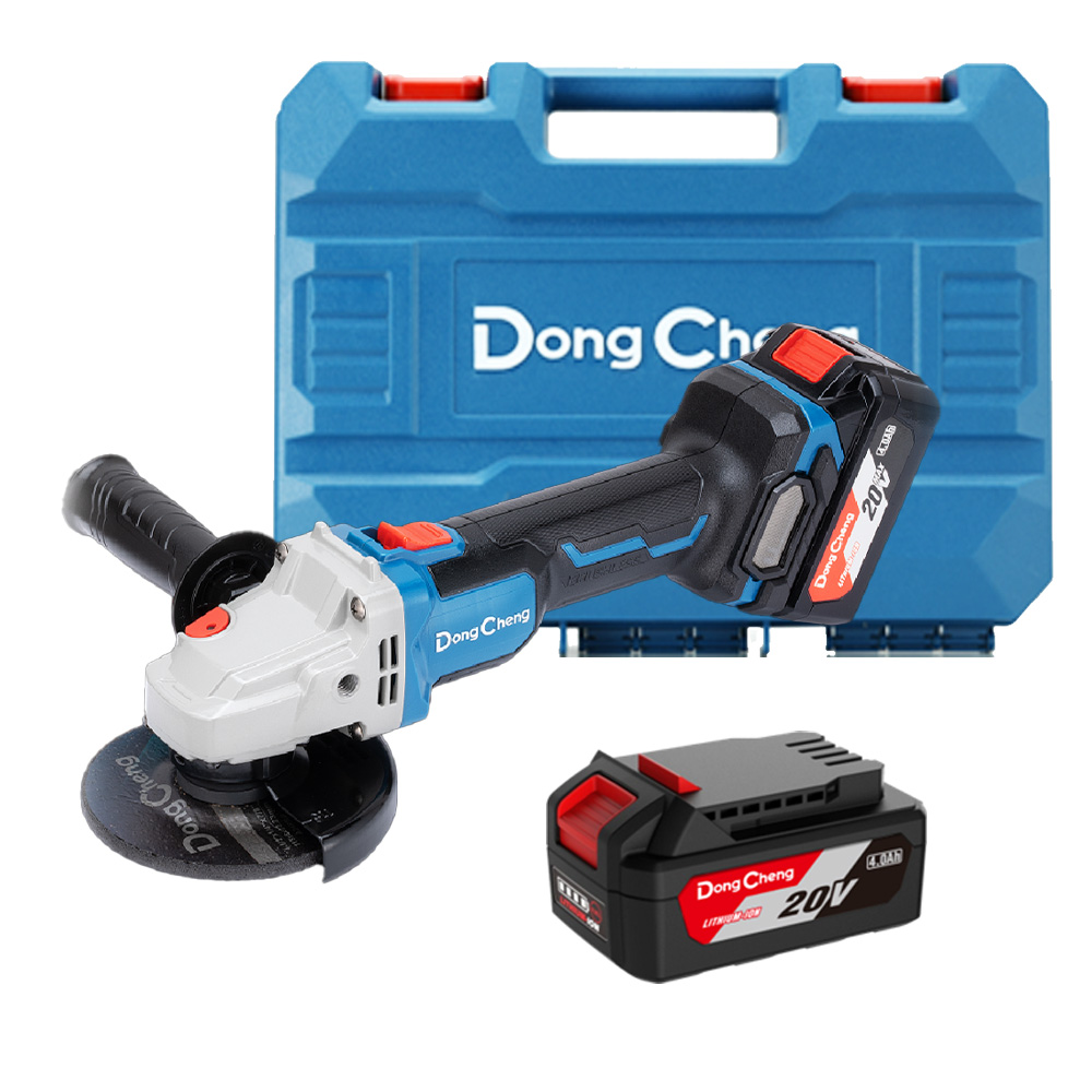 [DCH-DCSM03-115EM] MINIESMERILADORA 4 1/2 20 V S/CARBONES, C/2 BAT. 4 AMP 8500/M CARGADOR Y ESTUCHE