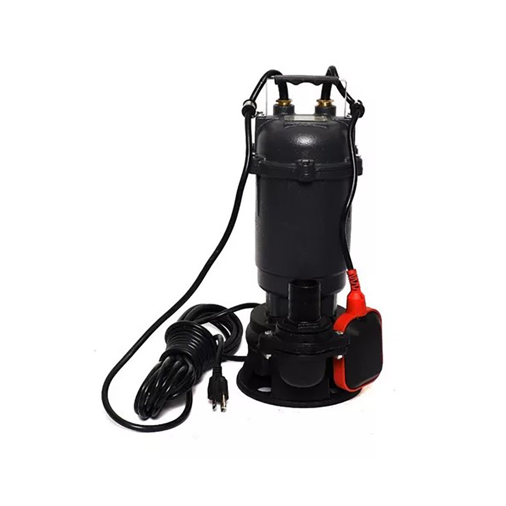 [IGO-WQD16] BOMBA SUMERGIBLE PARA AGUA TURBIA DE 1 HP C/FLOTADOR EMB. DE COBRE ALT. MAX DE 18 MTS