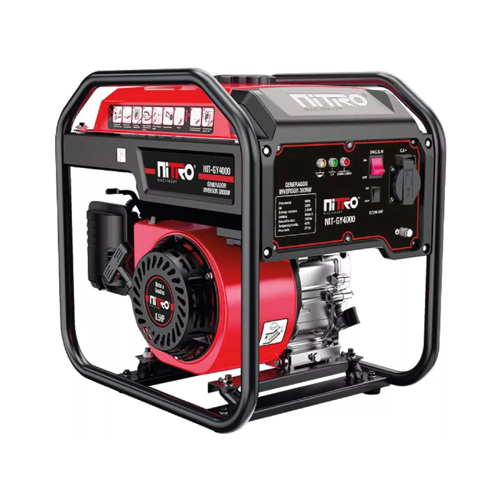 [NIT-GY4000] GENERADOR INVERTER A GASOLINA DE 3800 WATTS DE 8.5 HP DE 110 VOLTS C/ENCENDIDO MANUAL