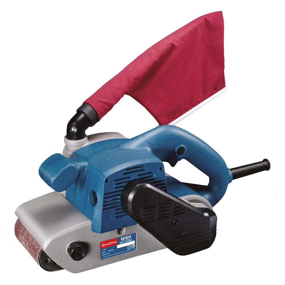 LIJADORA DE BANDA DE 4 x 24 PULG DE 1200 WATTS CON BOLSA RECOLECTORA ELECTRICA