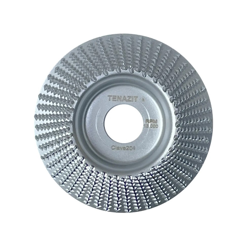 [AUS-204] DISCO PARA DESBASTE DE MADERA BISEL DE 4 X 7/8 (METALICO) P/MINIESMERILADORA