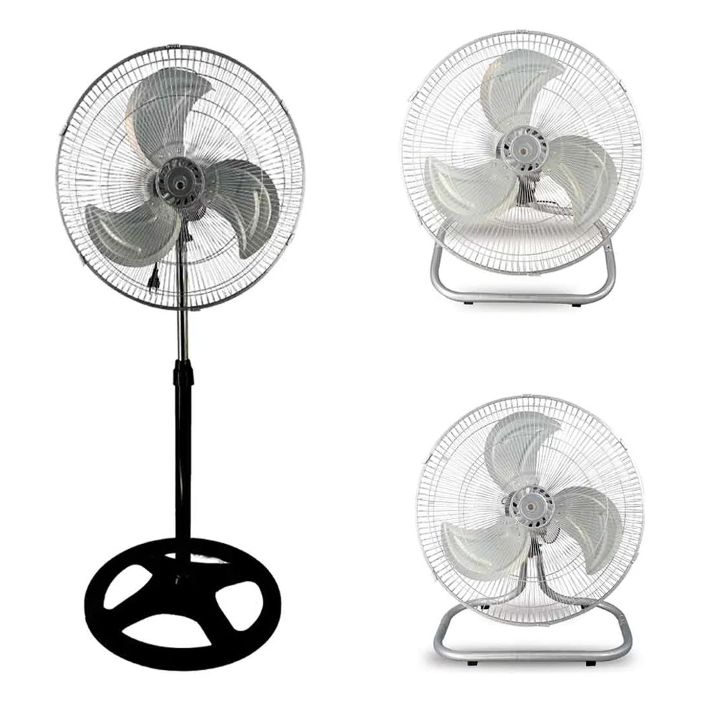 VENTILADOR DE PEDESTAL 3 EN 1 (P/DIFERENTES POSICIONES)