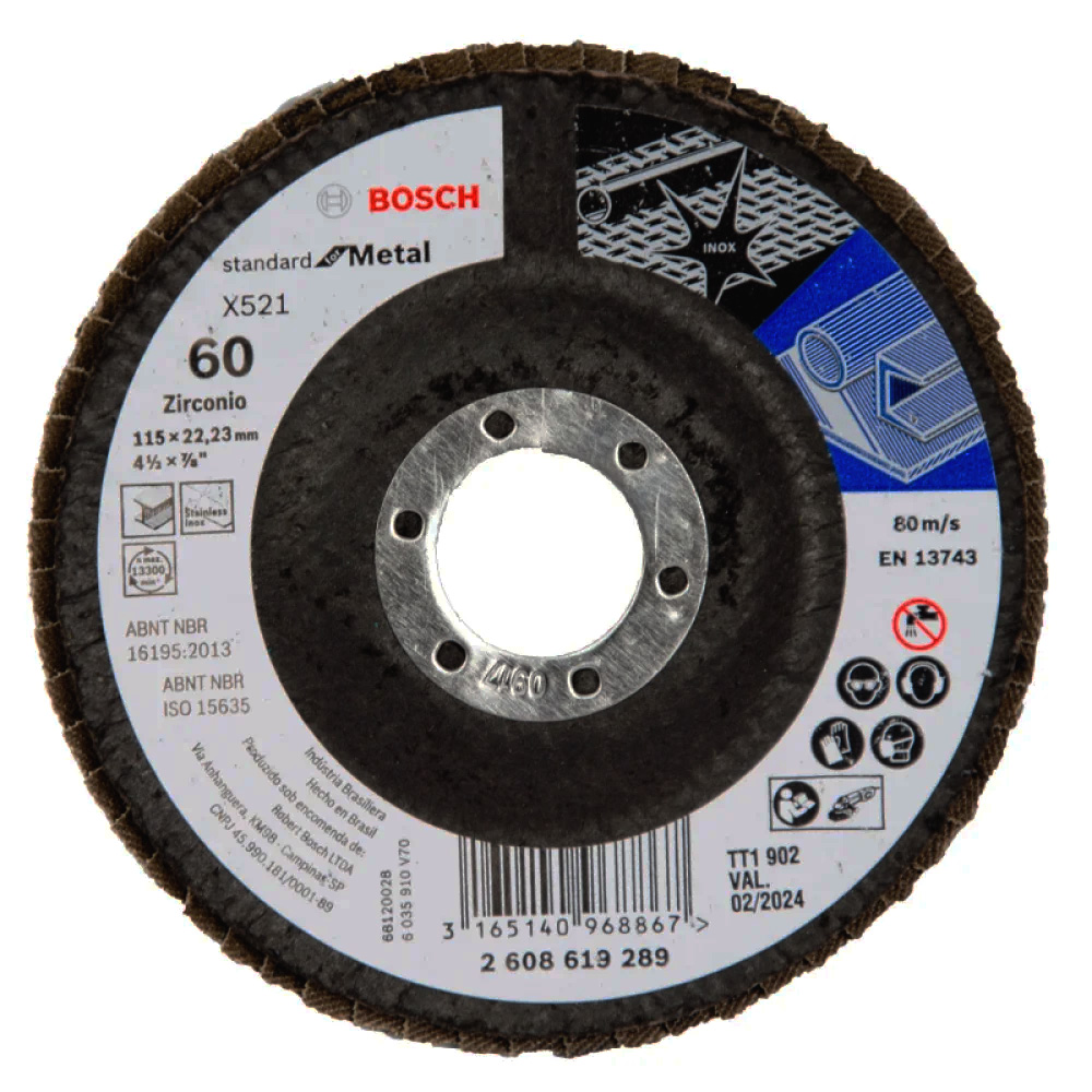 DISCO LAMINADO OXIDO DE ALUMINIO 4-1/2 X421 GNO 60