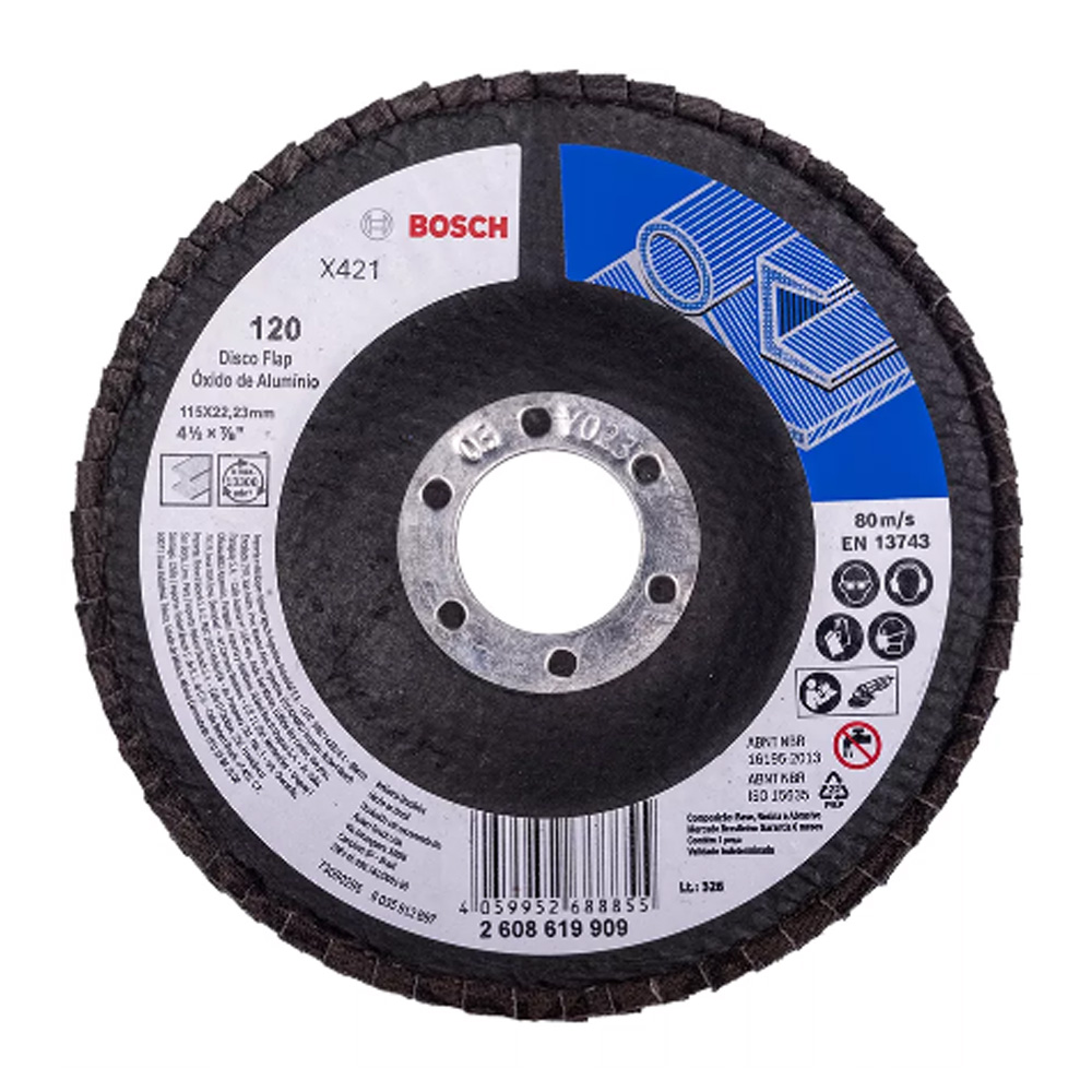 DISCO LAMINADO OXIDO DE ALUMINIO 4-1/2 X421 GNO 120