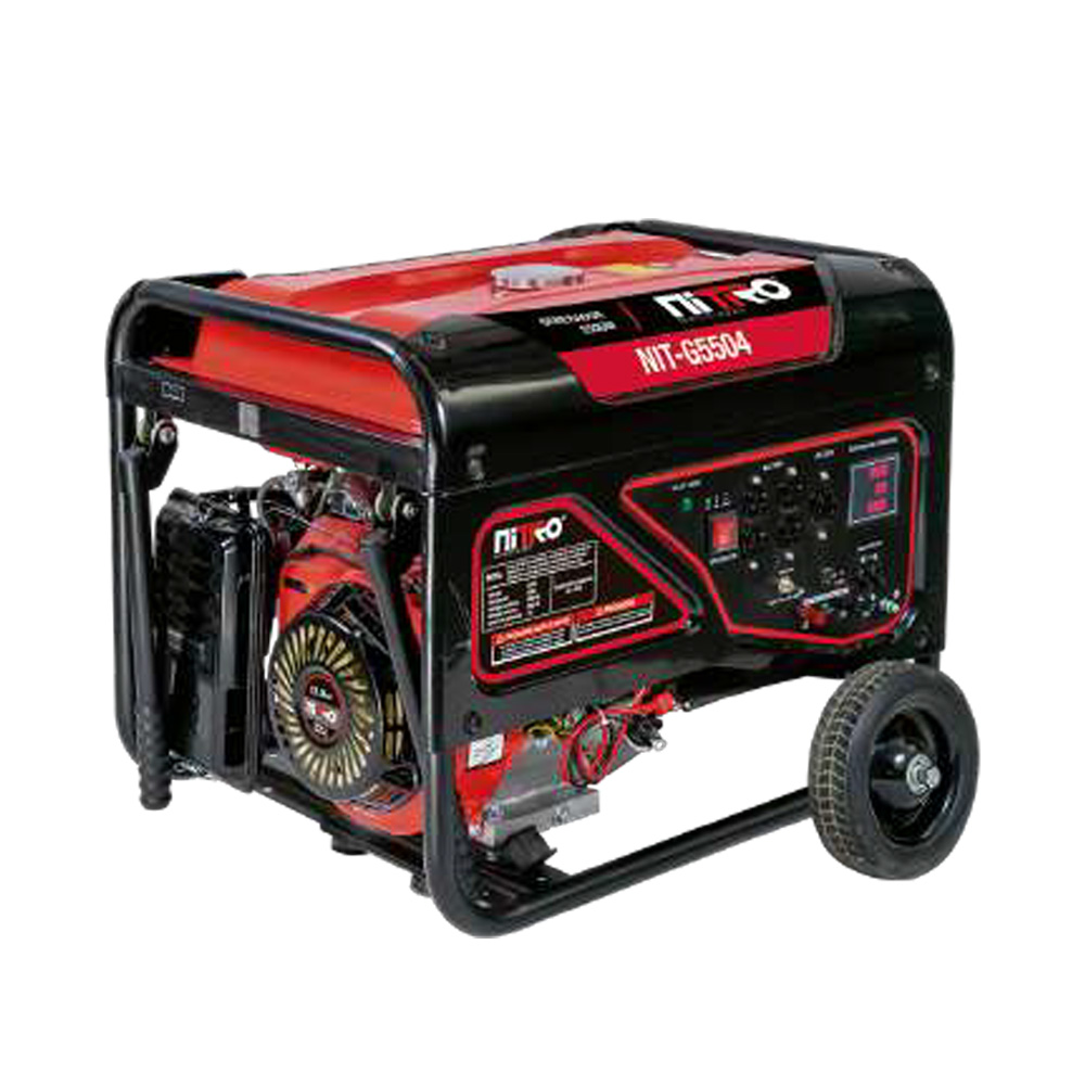 GENERADOR 5,500 Watts, 13 HP, 110/220V 60Hz CON ENCENDIDO MANUAL Y LLANTAS