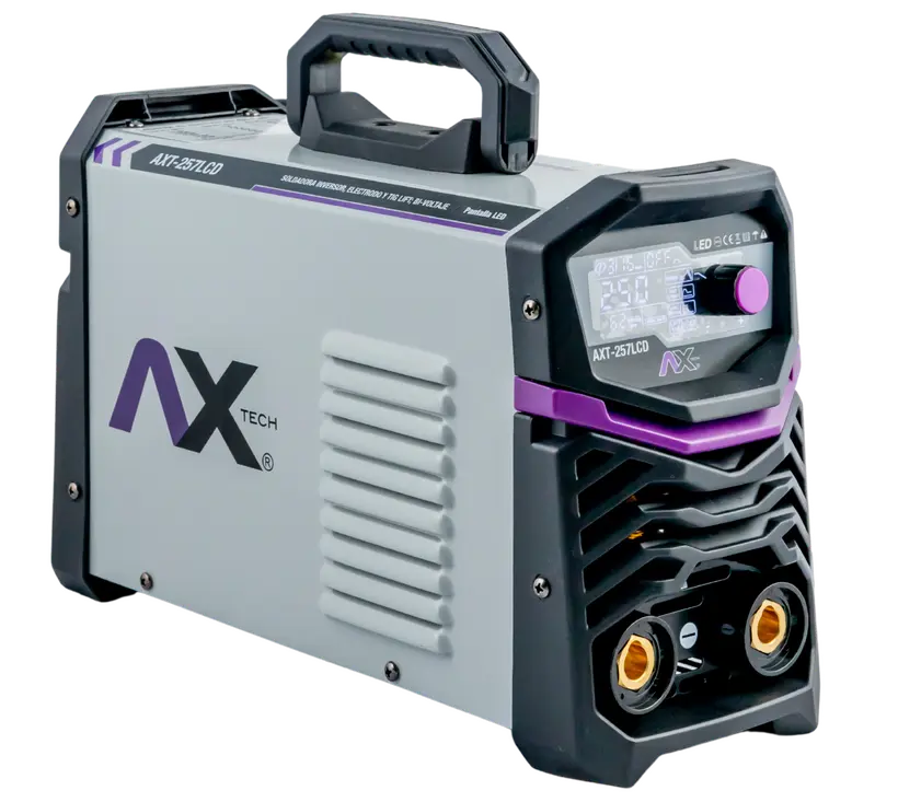 [AXT-257LCD] SOLDADORA INVERSOR ELECTRODO Y TIG LIFT 250A, BI VOLTAJE 110-220V PANTALLA LCD