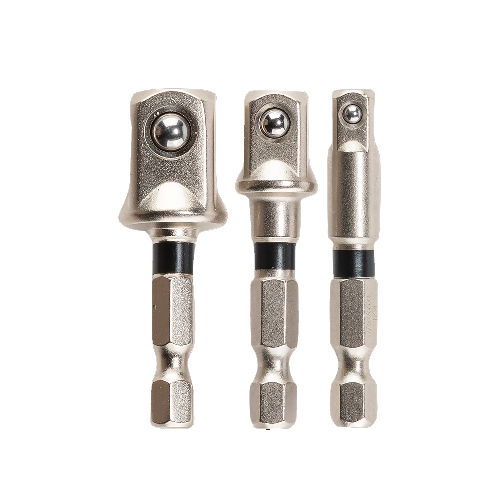 JUEGO DE ADAPTADORES PARA DADOS DE 1/4, 3/8 Y 1/2 PARA TALADRO/DESTORNILLADOR CAT. IMPACT XPS MAKITA