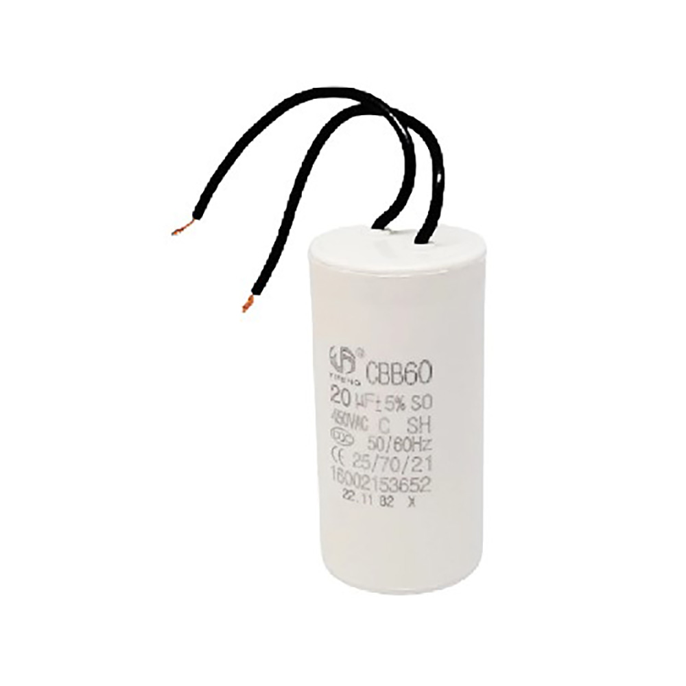 CAPACITOR PARA BOMBA PERIFERICA, CENTRIFUGA, MULTIETAPAS, JET, DUO DE 45 UF (FARADIOS)