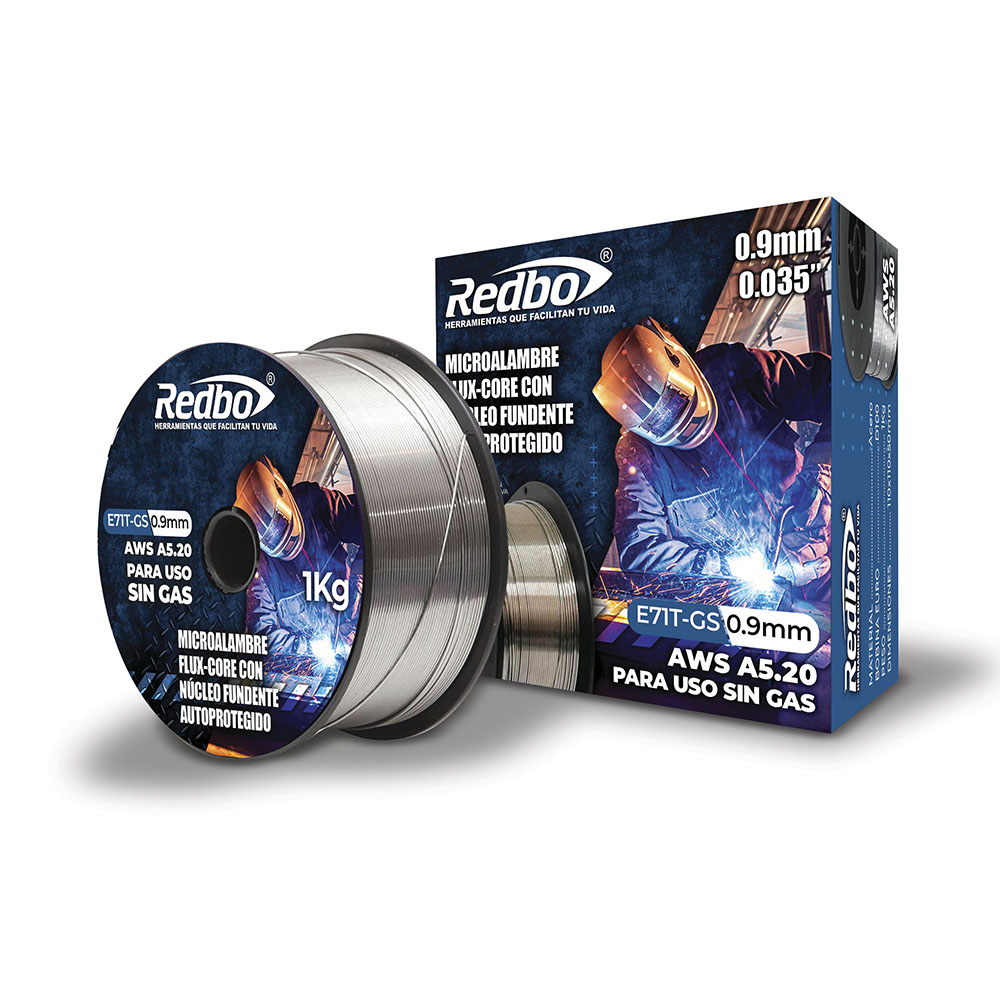 ROLLO DE MICROALAMBRE SOLIDO 0.30 DE 0.8 MM P/USO C/GAS 1 LB 0.5 KG ESPECIAL P/SOLDAR ALUMINIO