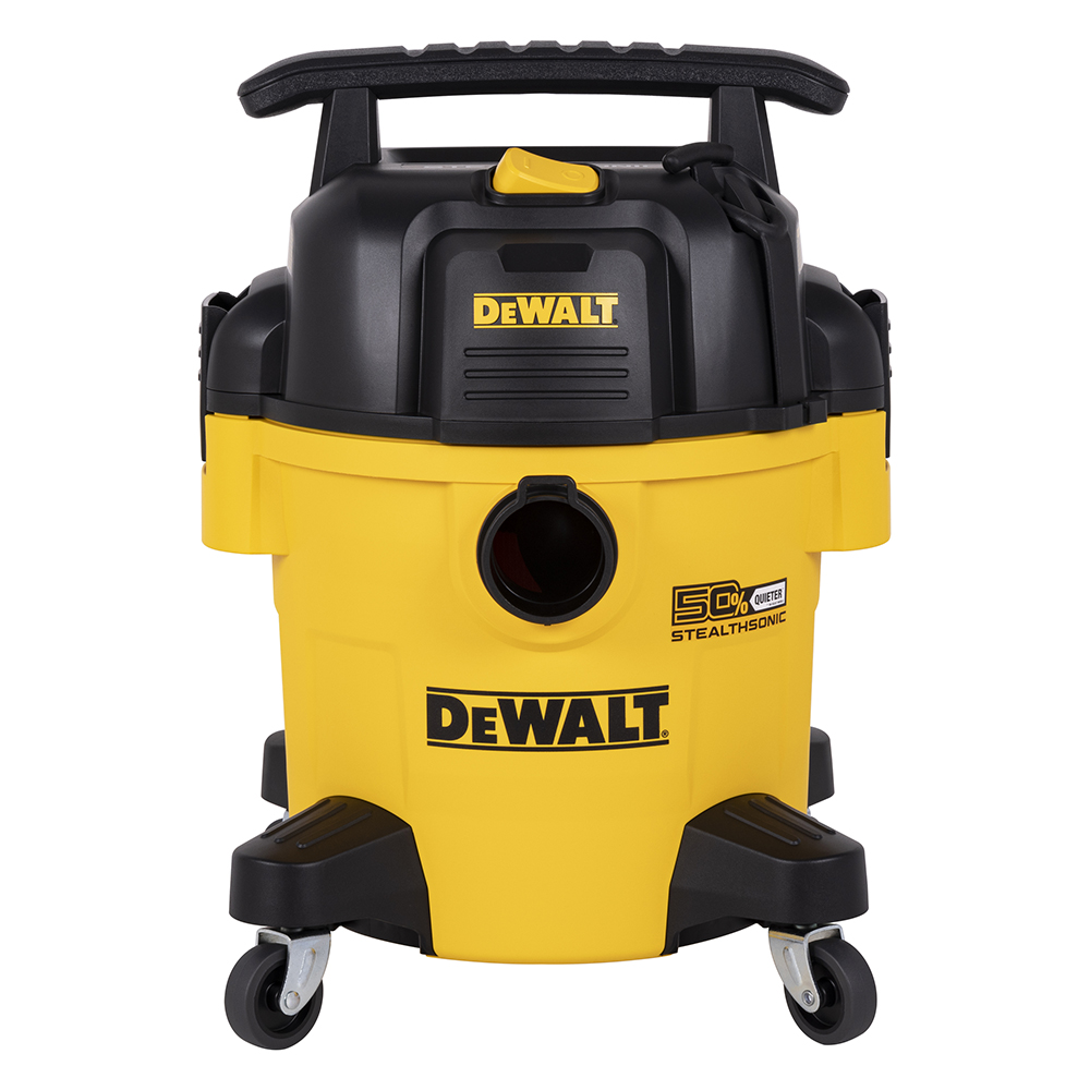 ASPIRADORA DE 4 HP 5 GAL. 20 LTS SECO/MOJADO CARCAZA DE POLIMERO 80 CFM CABLE 3 MTS C/6 ACCS. Y TECN. SILENCIOSA