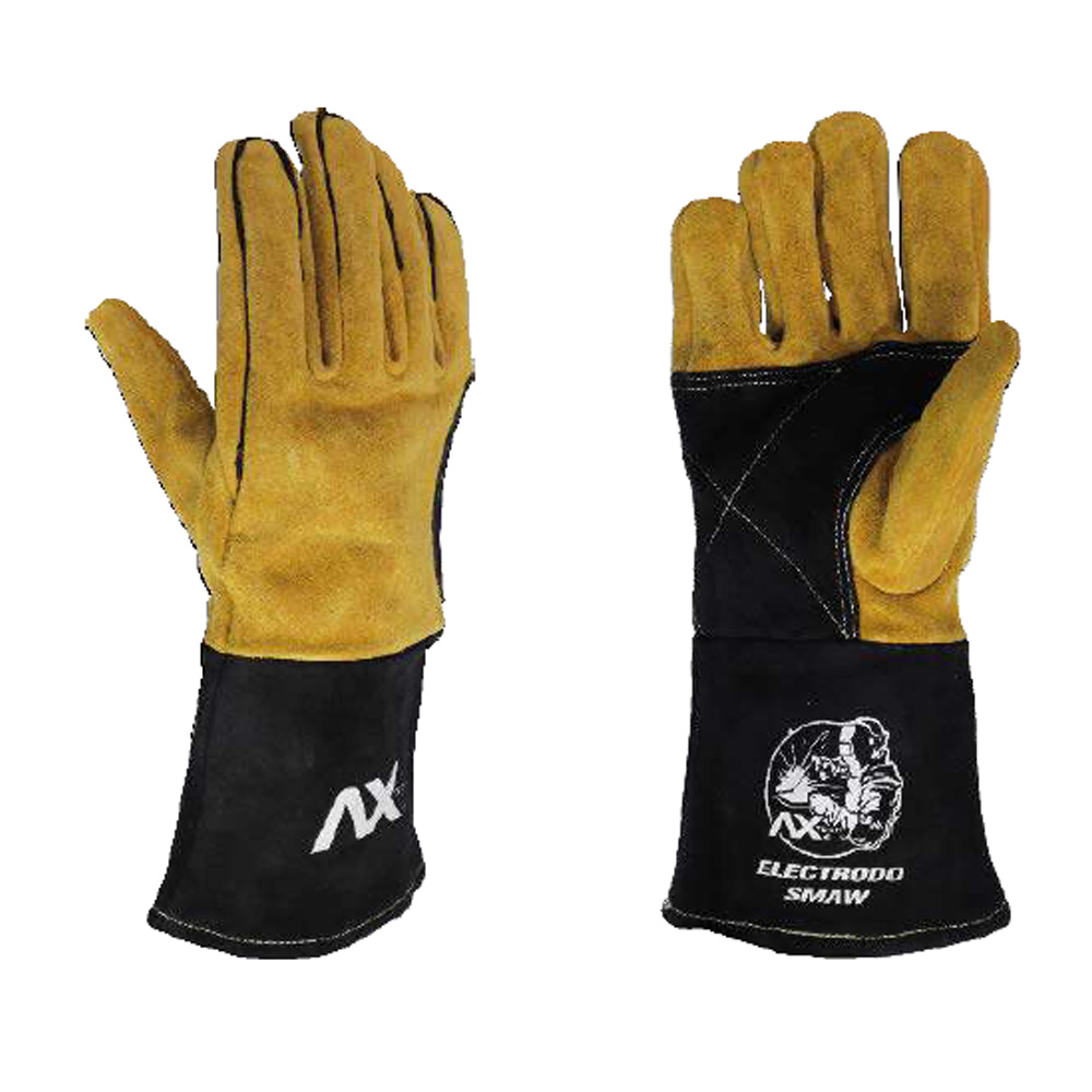 GUANTE PARA SOLDADURA MMA PIEL DE SERRAJE DE PRIMERA CALIDAD
