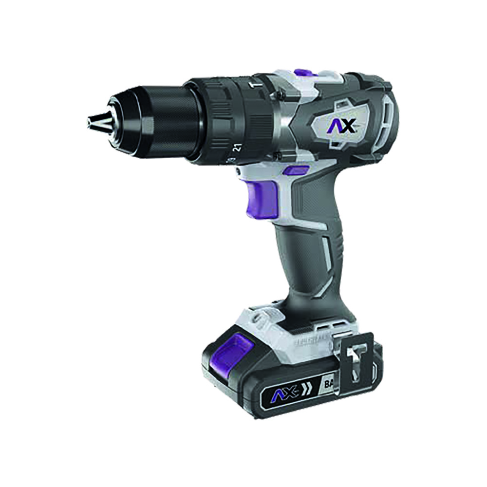 [AXT-TRB2055] ROTOMARTILLO INALAMBRICO DE 1/2" 20 V, BRUSHLESS CON 2 BATERIAS DE 2 AMP Y MALETIN