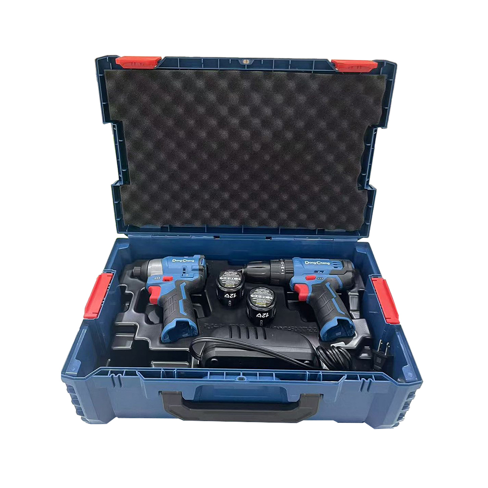 [DCH-DCKIT25EK] COMBO TAL/ROTOM/DEST 3/8 12V BRUSHLESS C/2 BAT 2AMP+DEST.IMPACTO C/125 NM TORQUE C/CAJA STOCKABLE