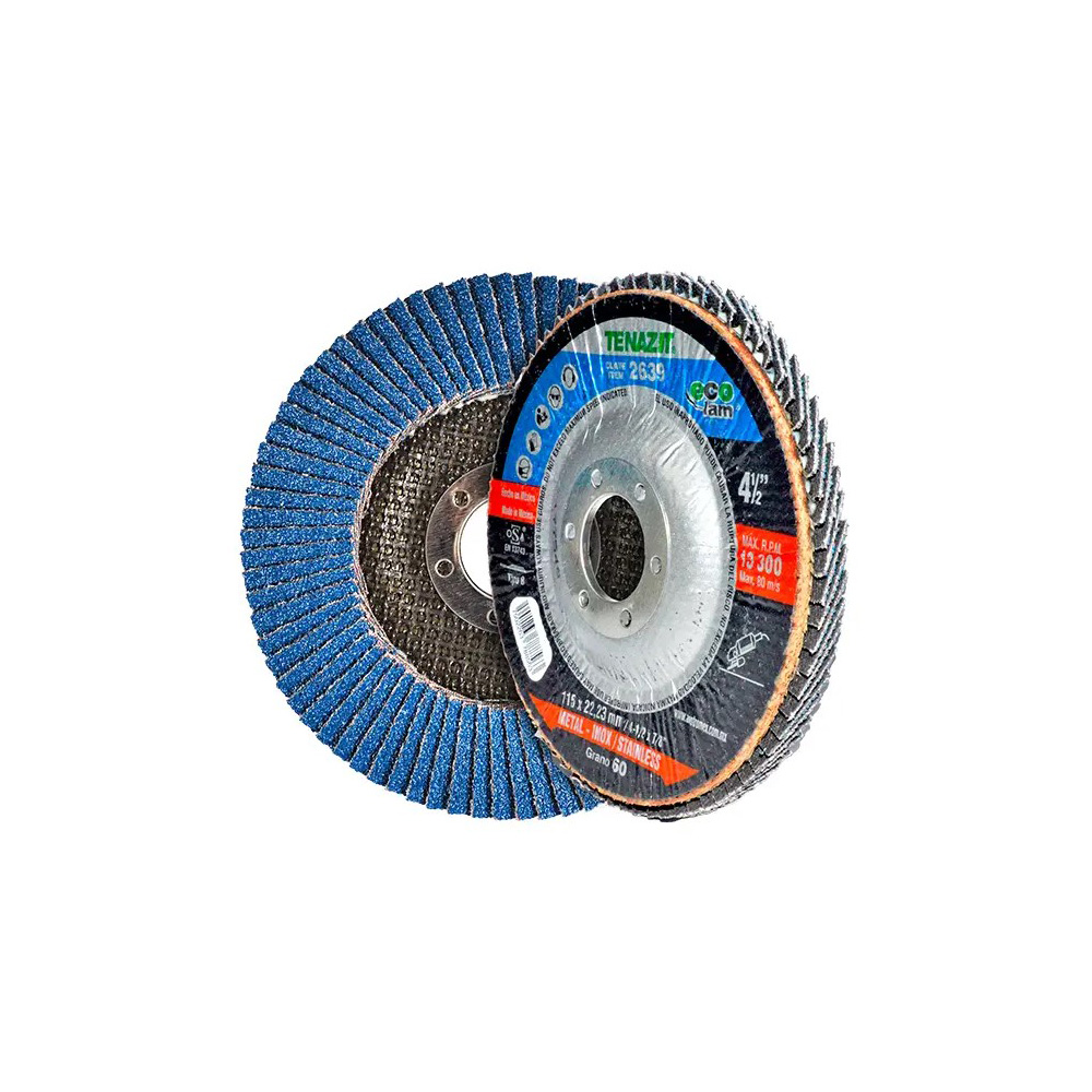 [AUS-2639] DISCO LAMINADO P/LIJAR DE 4-1/2 X 7/8 GRANO 60 LINEA ECOLAM (EL MAS ECONOMICO DE LA LINEA)