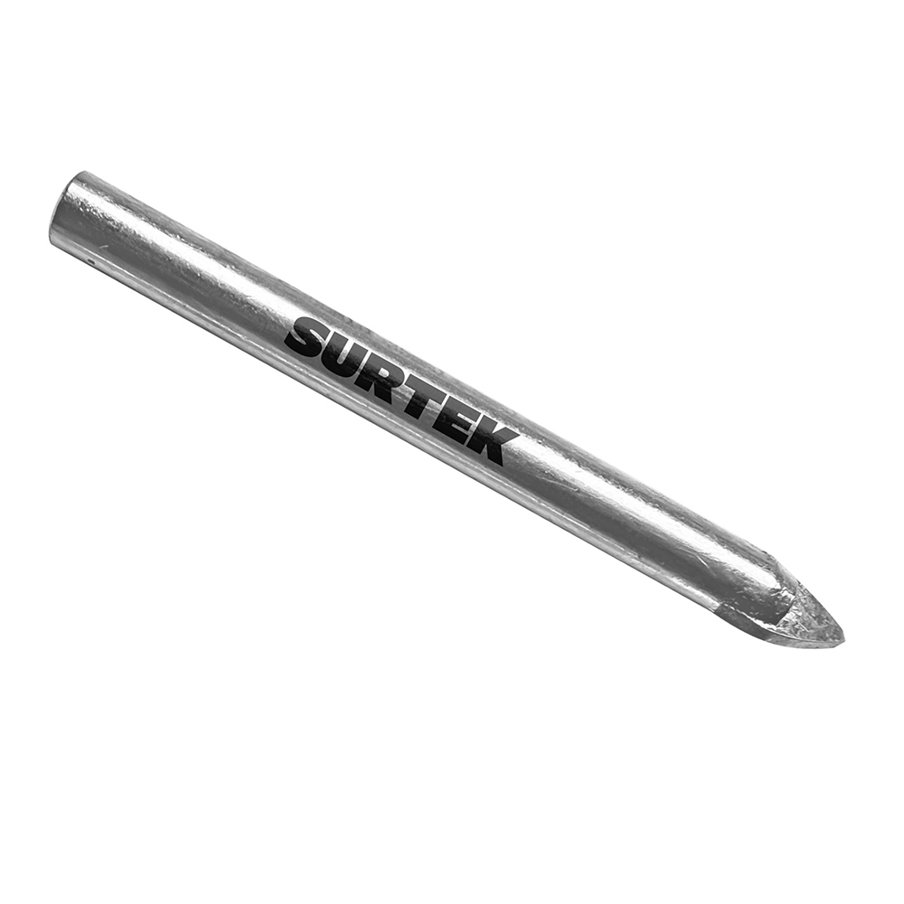 BROCA PARA VIDRIOS Y AZULEJOS DE ACERO CON CABEZA DE CARBURO DE TUNGSTENO 1/2